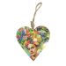 15cm Frida heart with flowers