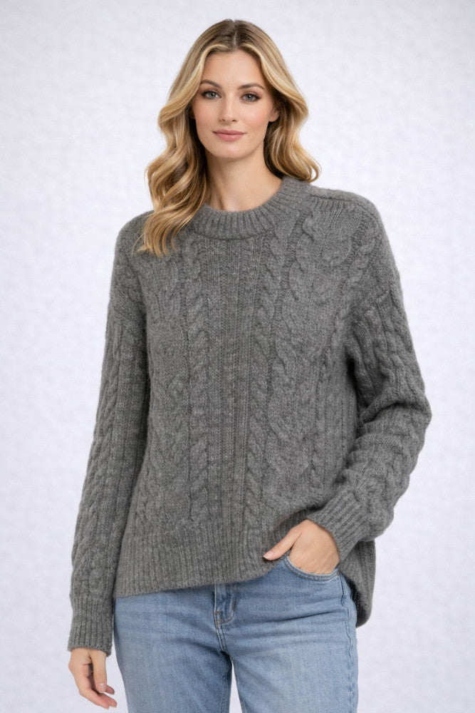 Evergreen Cable Sweater
