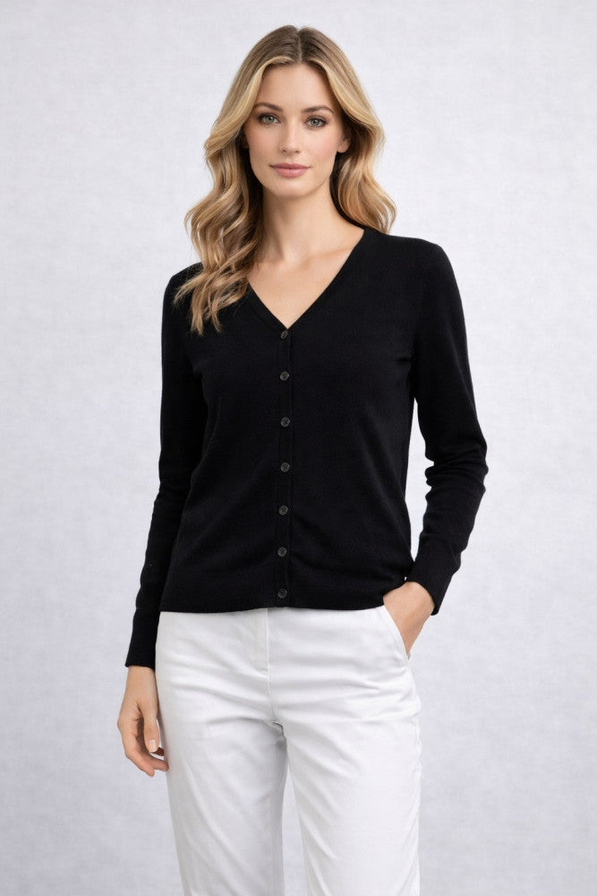D360 Easy V Knit Cardigan