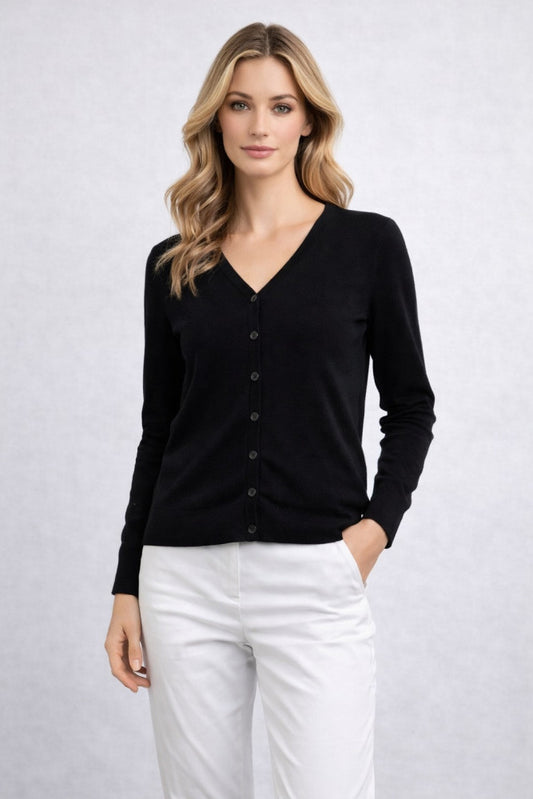 D360 Easy V Knit Cardigan