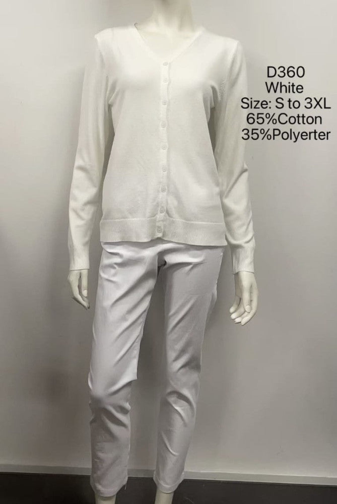 D360 Easy V Knit Cardigan