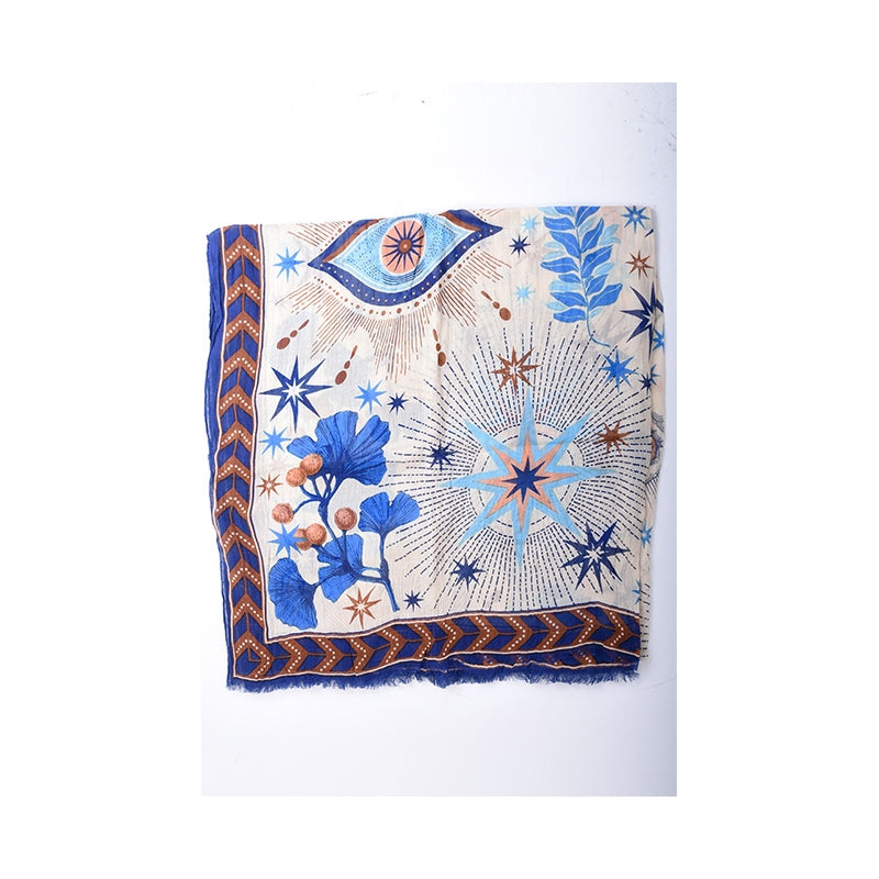Esoteric Printed Cotton Shawl 66733