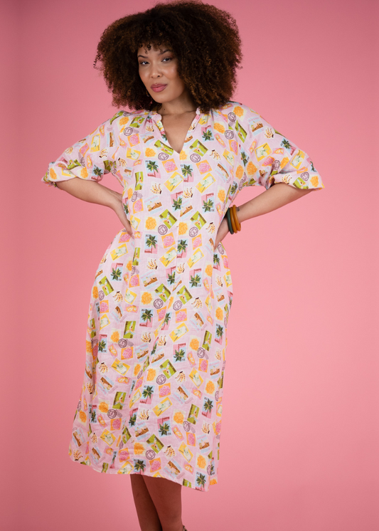 Lacassa Postcards From Paradise Boho Dress