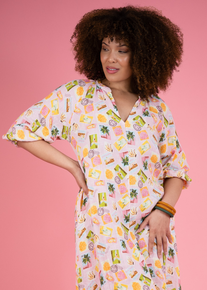 Lacassa Postcards From Paradise Boho Dress