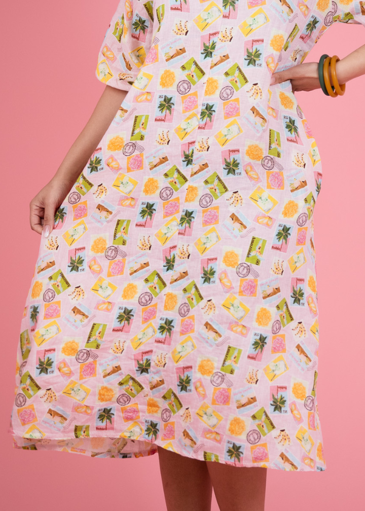 Lacassa Postcards From Paradise Boho Dress