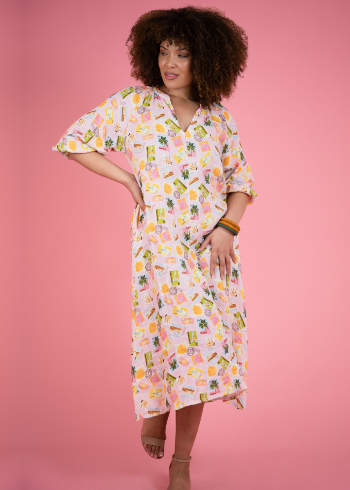Lacassa Postcards From Paradise Boho Dress