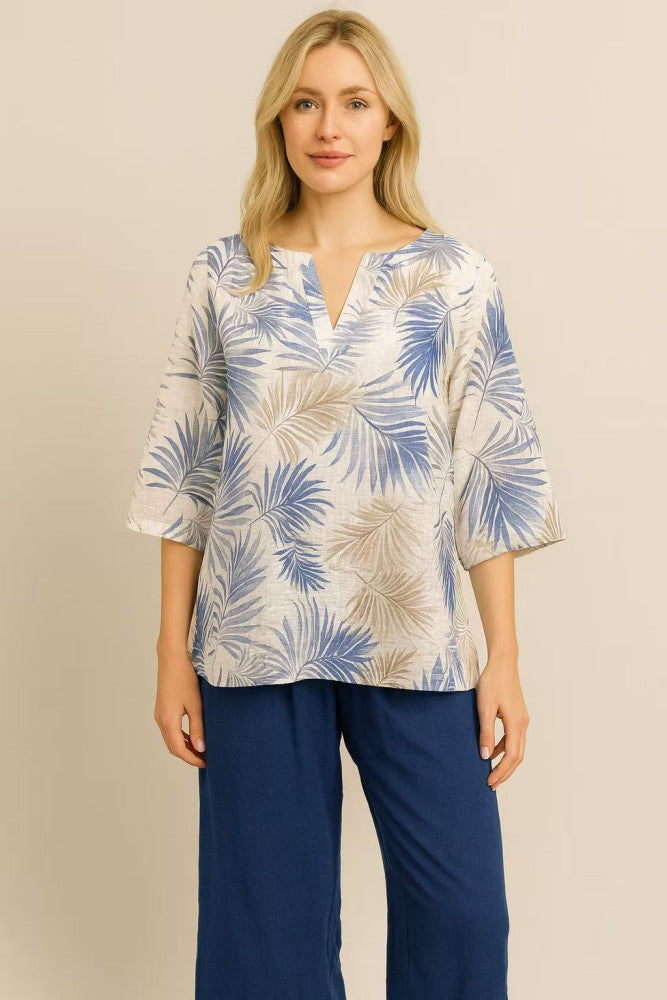 3/4 Sleeve Tunic Top