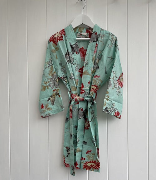 Bulbul Bird Mint Girl'S Kimono (Pack Of 4)