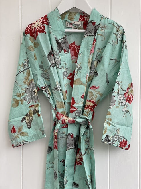Bulbul Bird Mint Girl'S Kimono (Pack Of 4)