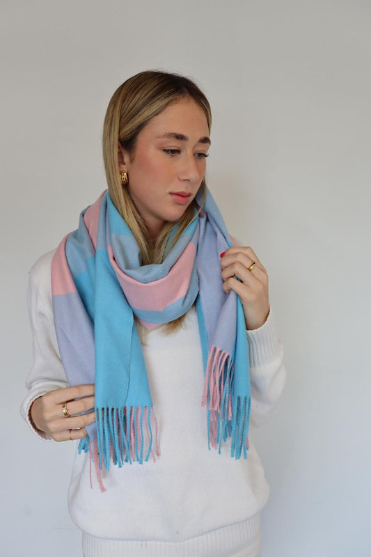 Soft Touch Check Scarf - 332002