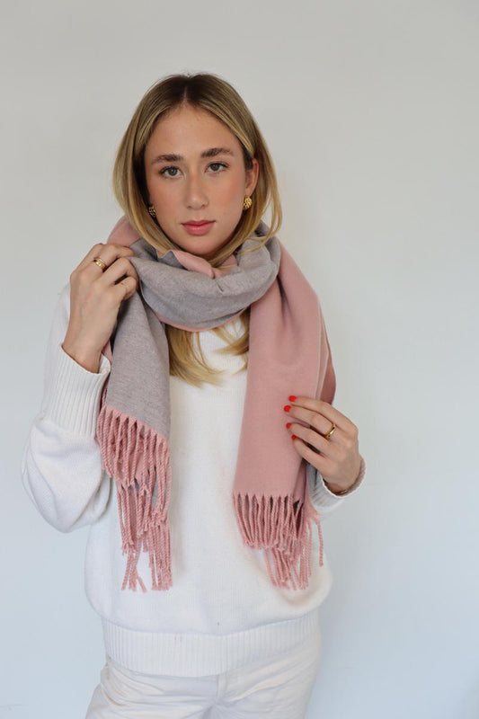 Reversible Two-Tone Scarf - S7920