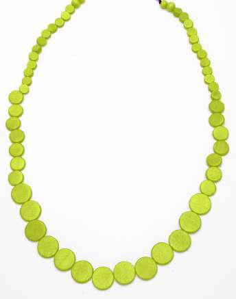 Classic Plain Wooden Bead Necklace N6-6316FY