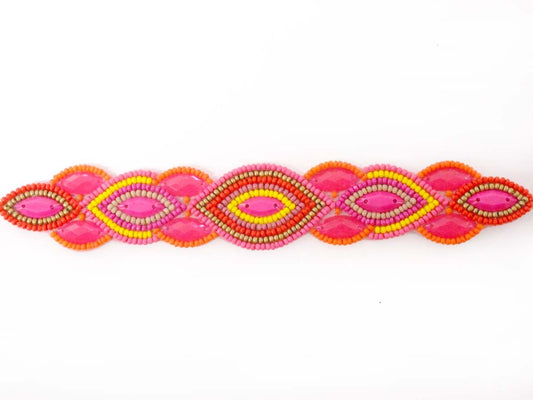 pink bead bracelet