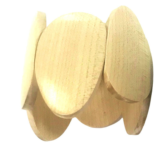 White wood bracelet