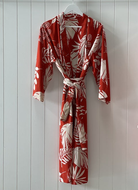 Leaf Red Kimono