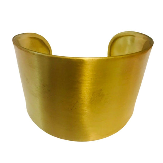 Brushed brass bangle 5cm