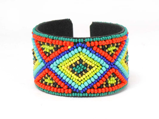 Multi Coloured Beaded Bracelet
