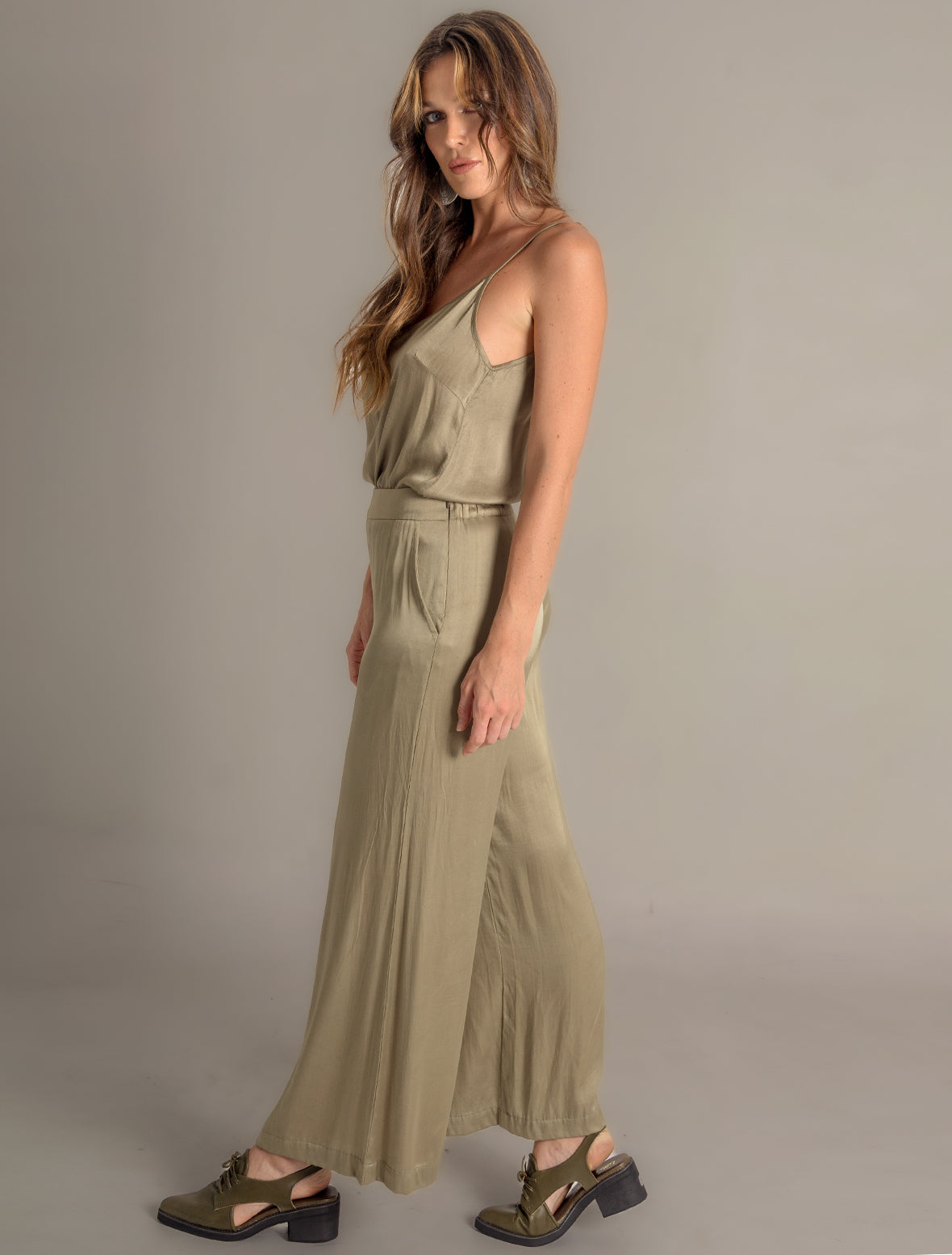Kylie Pants - Khaki Green