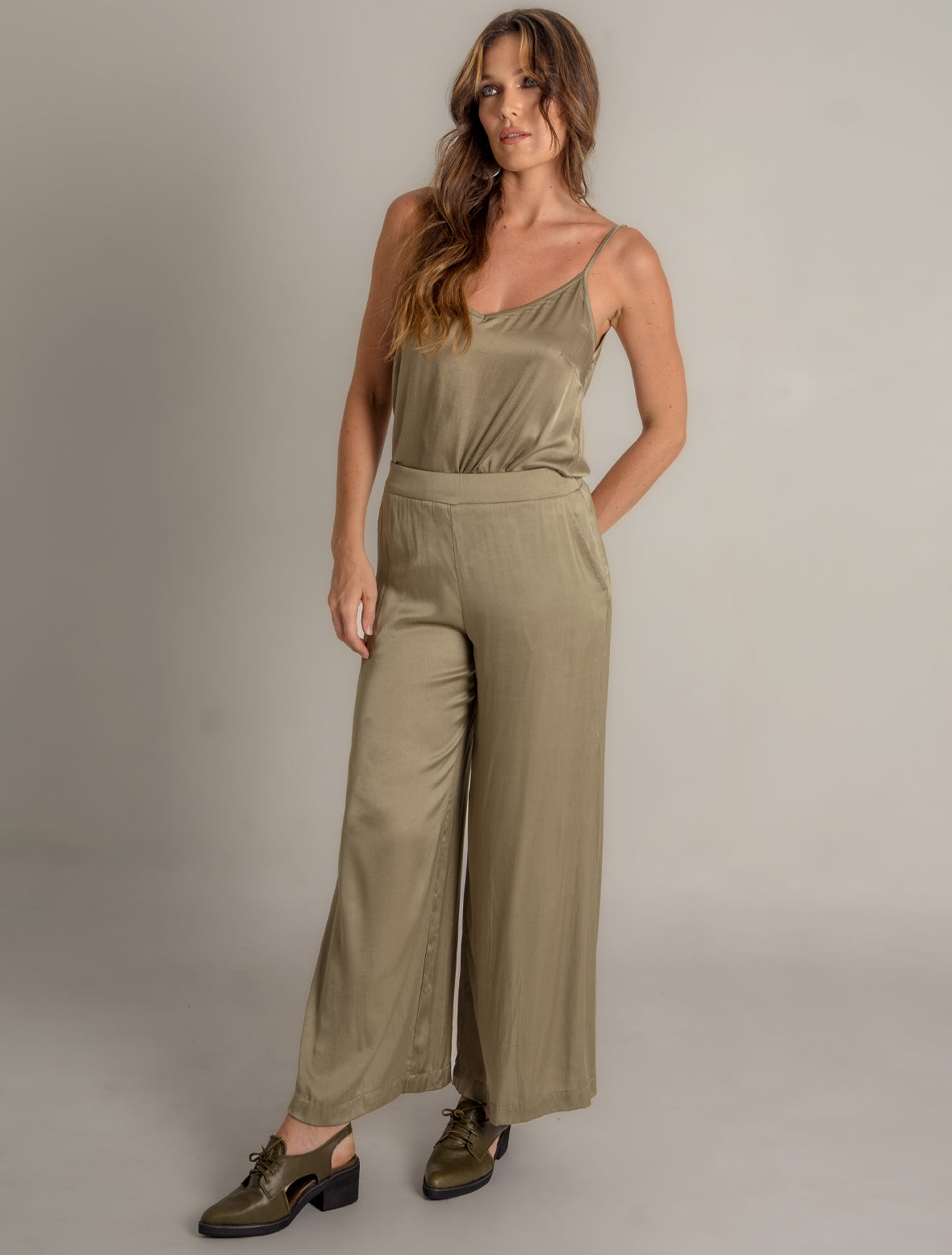 Kylie Pants - Khaki Green