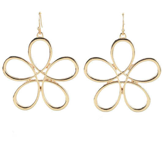 Gold flower shaped E/R