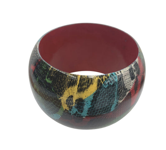 Animal print bangle