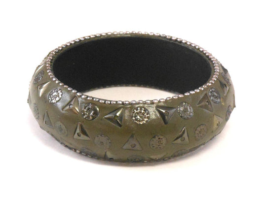 Antique metal bangle
