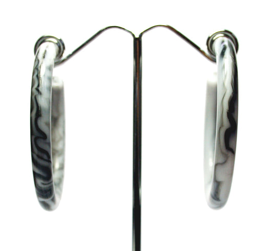 Grey Resin hoops