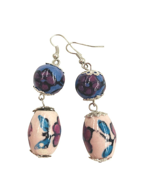 Multi ceramic earrings