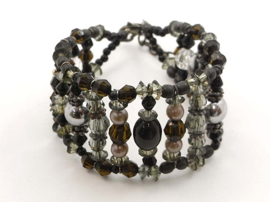 black glass bracelet