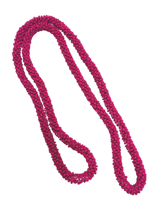 pink seed bead snake n'lace