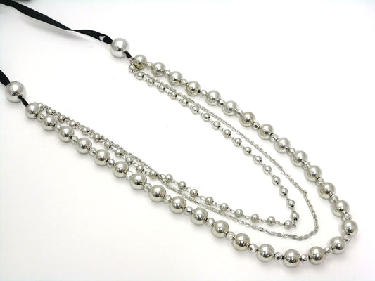 silv  multi strand ball n&#039;lace