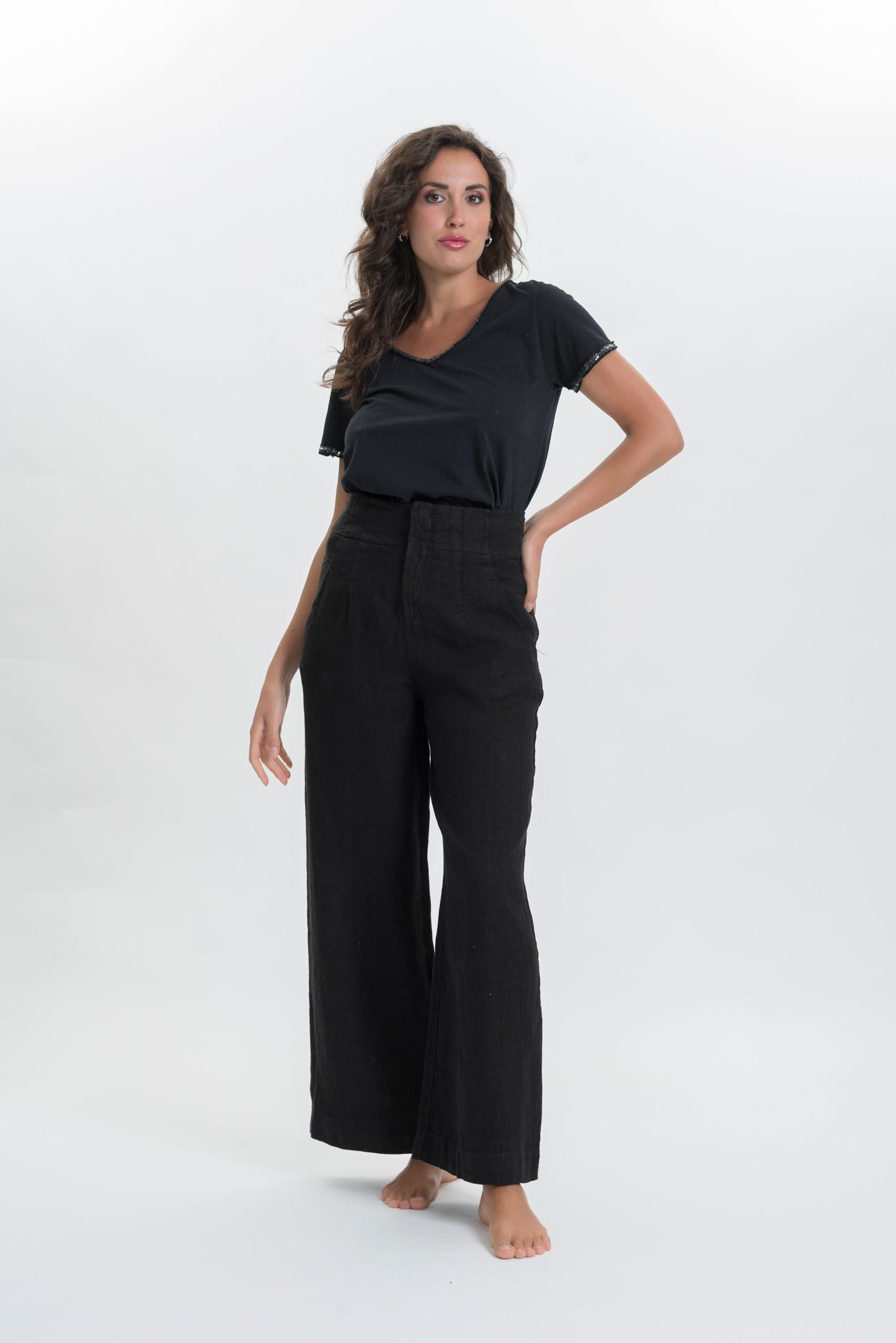 Nixie Sequin Trim Tee