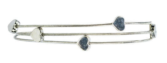Silver Heart Bracelet