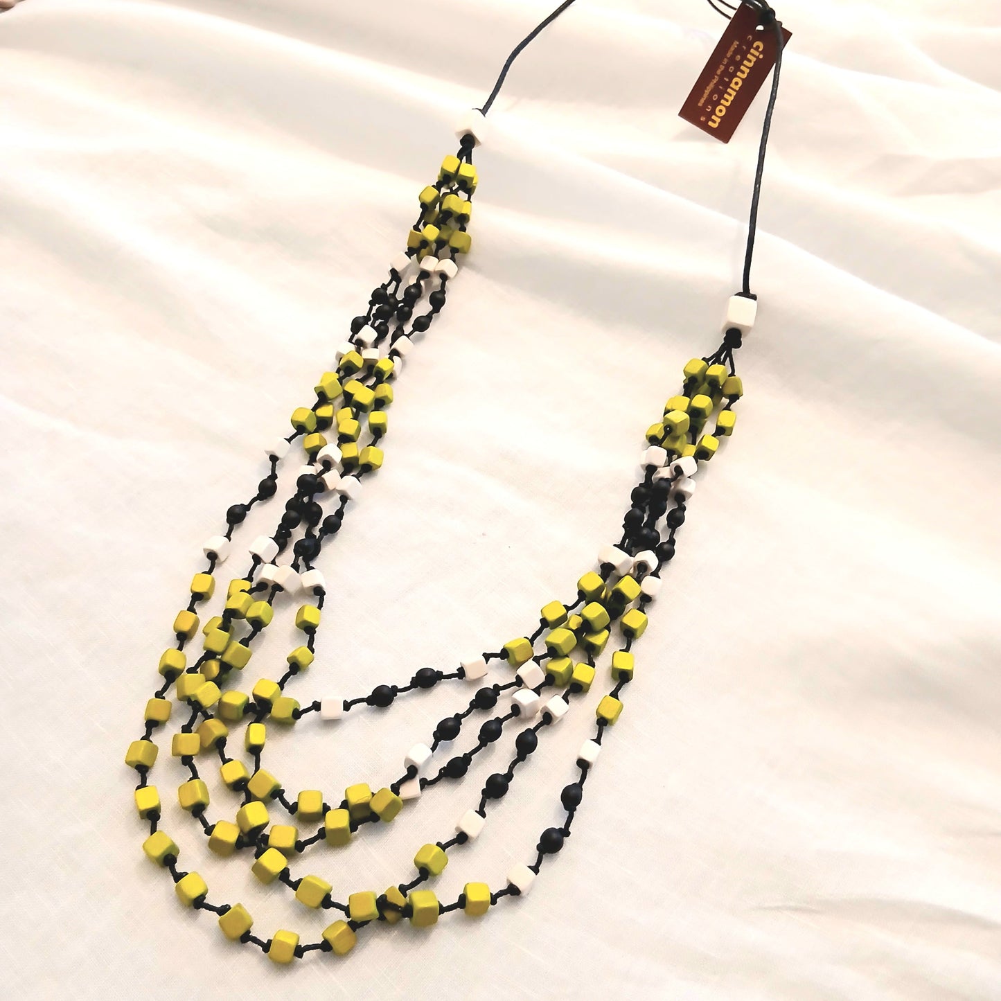 Multi-Layered and Beaded Necklace N7-1391ABF