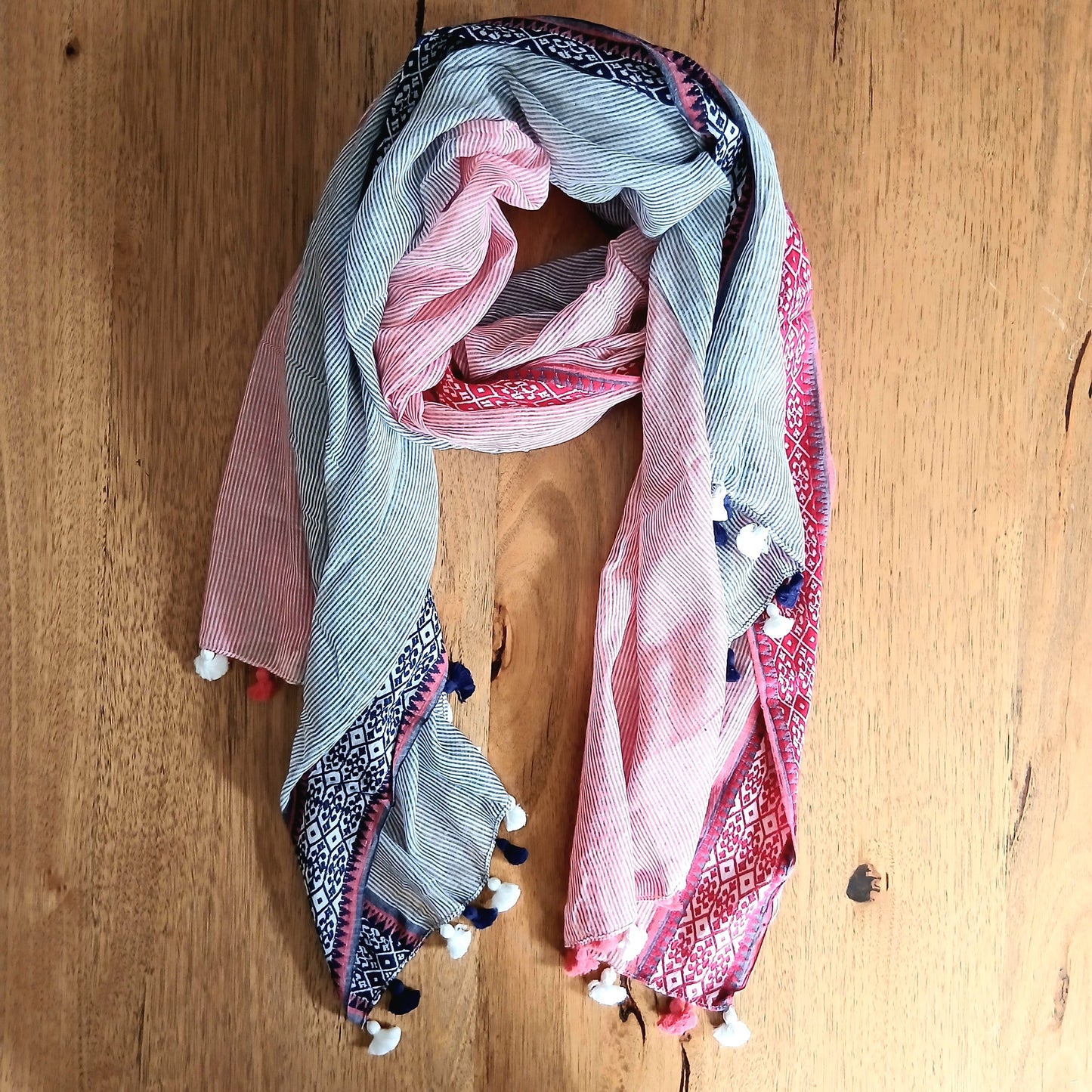 Woven Cotton Scarf 53094