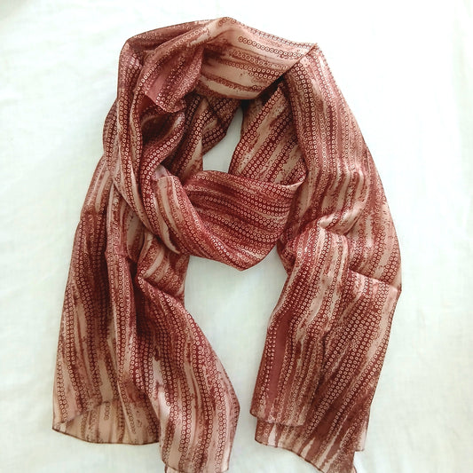Small Dotted Scarf in One Colour TS-1082 / L