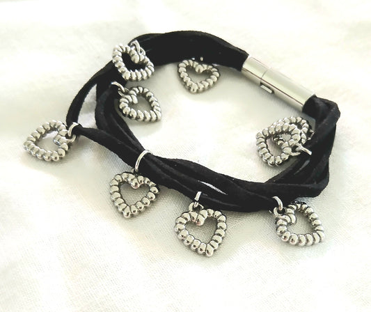 Leather Wrap Bracelet HSSB3919