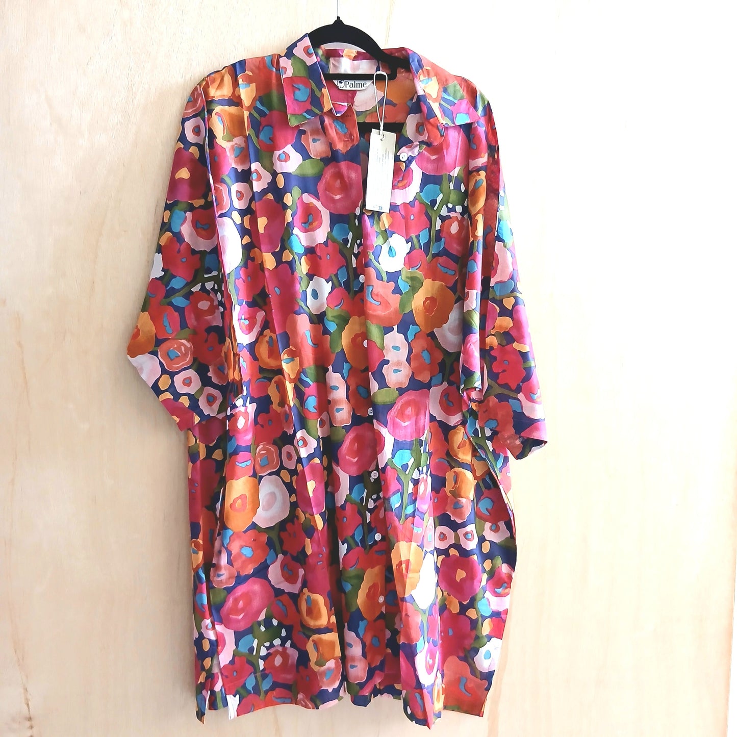 Printed Cotton Maxi Shirt 67146