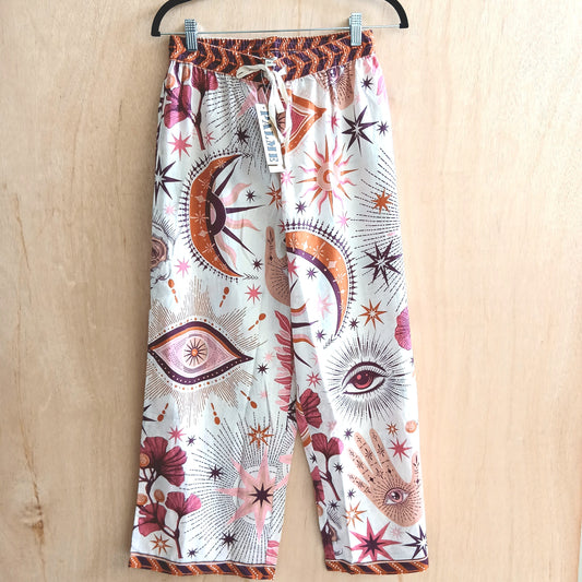 Cotton Printed Pants 66957