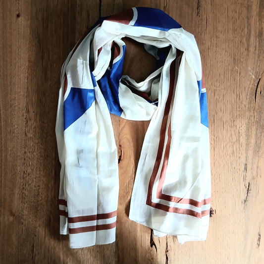 Geometric Cotton Scarf 67041