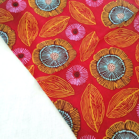 Silk Scarf - Orange and Red WS-1067/L