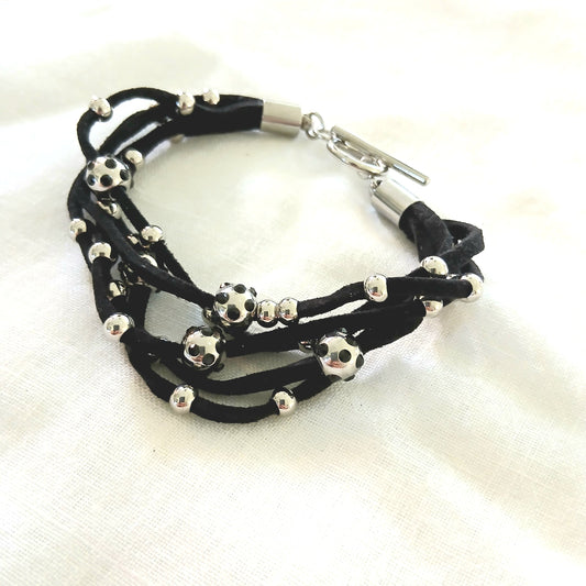 Leather Wrap Bracelet HSSB3905