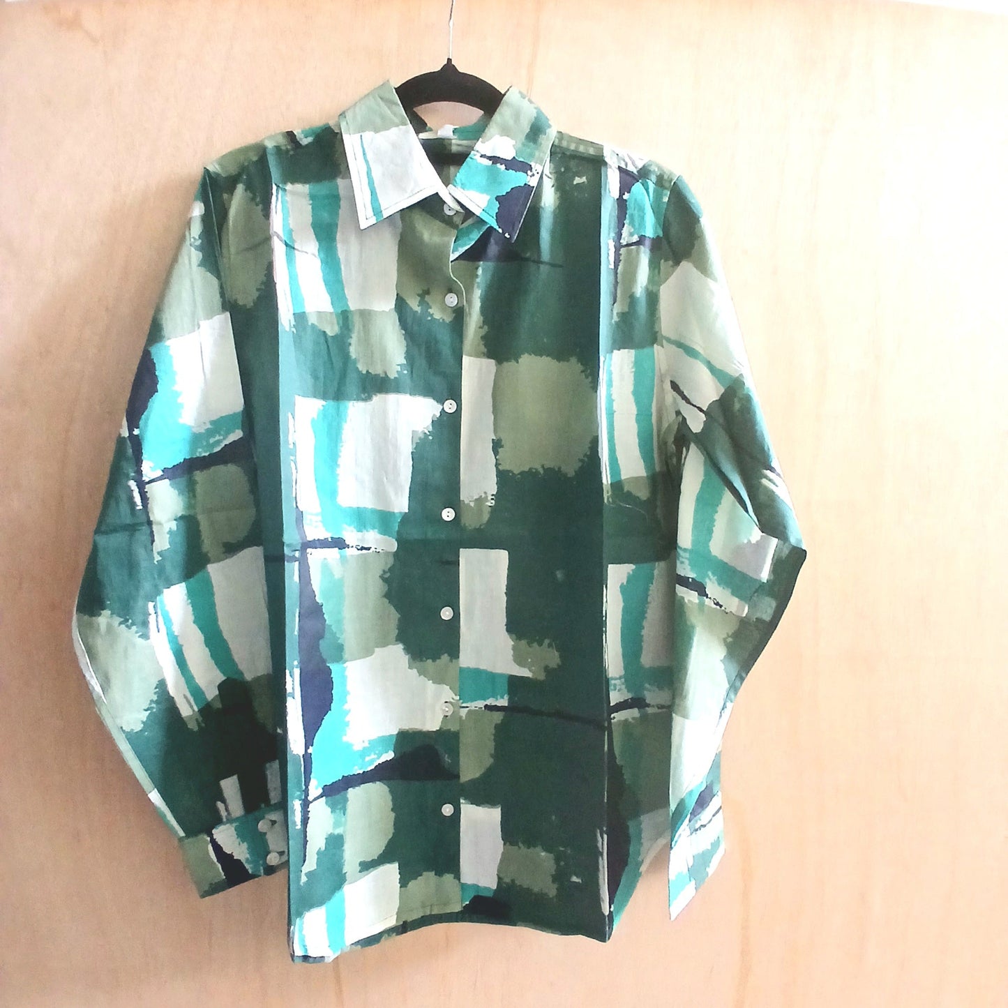 Long Sleeves Cotton Shirt 66523