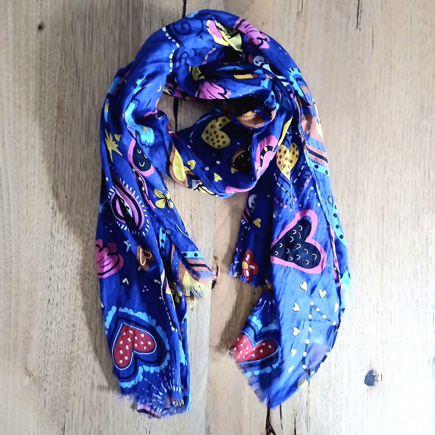 Happy Hearts Cotton Scarf 67371