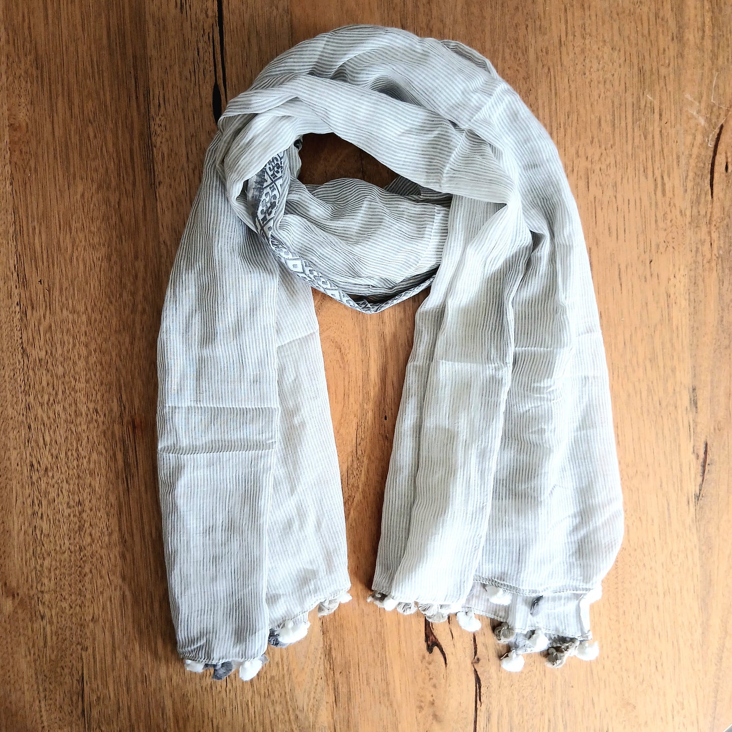 Woven Cotton Scarf 53094