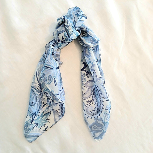 Necktie Pure Silk Blue Oriental PS-1058/S