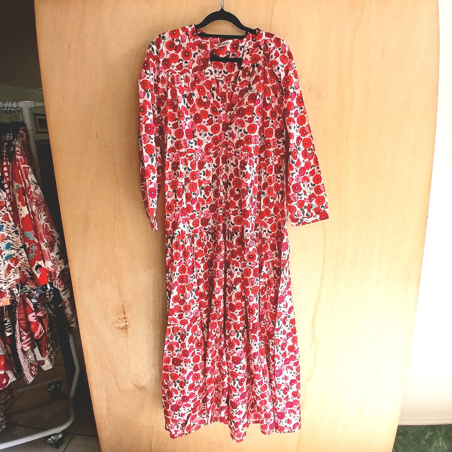 Pleated Cotton Printed Dress 67148
