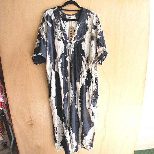 Tie-Dye Kaftan Dress 64993