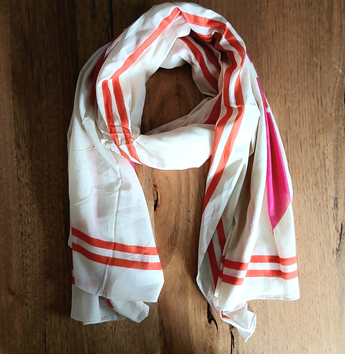 Geometric Cotton Scarf 67041