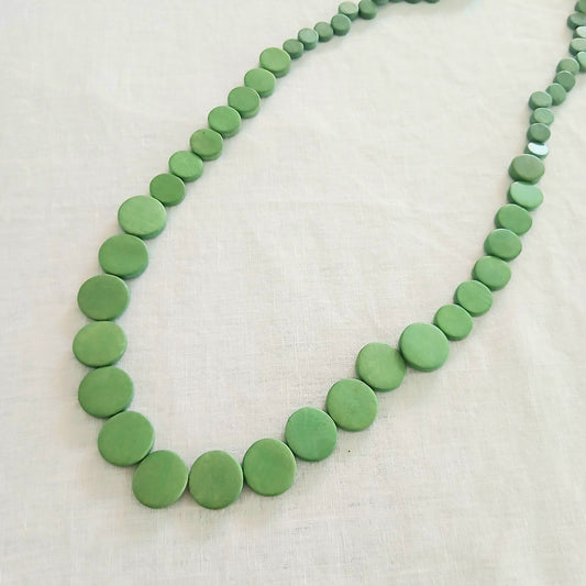 Classic Plain Wooden Bead Necklace N6-6316FY